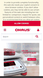 Mobile Screenshot of europe.ohaus.com