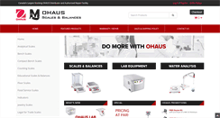 Desktop Screenshot of ohaus.ca