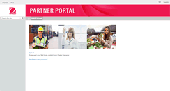 Desktop Screenshot of partner.ohaus.com