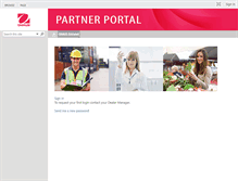 Tablet Screenshot of partner.ohaus.com